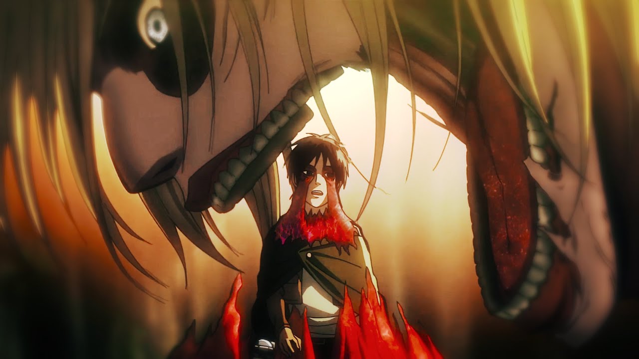 Attack On Titan - Female Titan vs Eren Titan