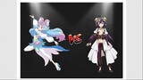 Cure Lamer VS Magia Baiser (Tropical Rouge Precure VS Mahou Shoujo ni Akogarete)
