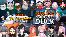 GOOSE GOOSE DUCK | WE'VE BEEN EATEN! | VSTREAMER COLLAB (PART 1)