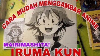 cara mudah menggambar anime MAIRIMASHITA IRUMA KUN