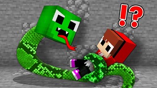 JJ BITTEN by Mikey SNAKE in Minecraft ! (Maizen Mazien Mizen)