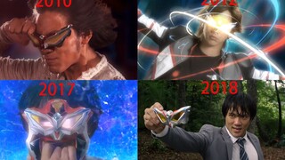 The passionate heart never stops, comparing the transformations of Ultraman Zero and Sai Shao in dif