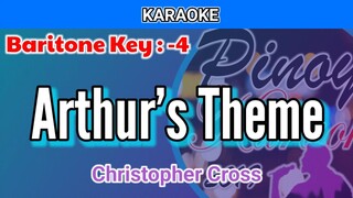 Arthur's Theme by Christopher Cross (Karaoke : Baritone Key : -4)