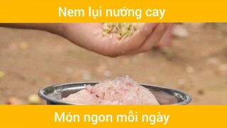 Nem lụi nướng cay