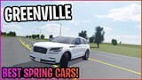 BEST 2021 SPRING CARS! || Greenville ROBLOX