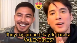 NAKAKAKILIG! Tony Labrusca nag propose kay Jc Alcantara para sa Valentine's?