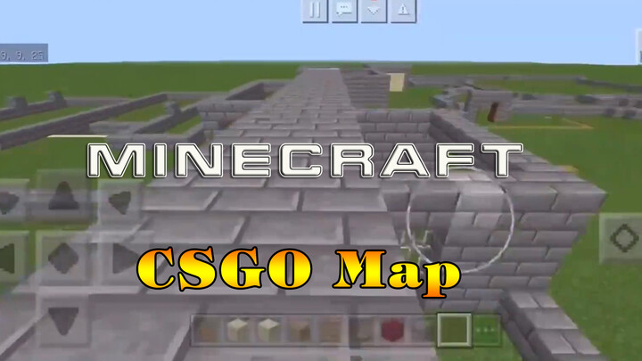 Mimicking the map in CS:GO in Minecraft in 120 hours