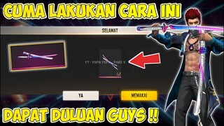 🔥 FREE FIRE ❗CARA DAPAT KATANA THRASH METALLIC - GARENA FREE FIRE