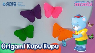 Membuat Kreasi Origami Kupu Kupu