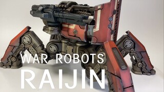 WAR ROBOTS RAJIN Finished Model Display