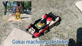 robot phụ trợ minipla gokai máy patstriker