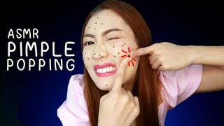 ASMR พี่น้ำชา หน้าเป็นสิว บีบสิว กดสิว 🧽 Satisfiyng ASMR Pimple Popping