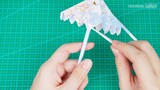 Super beautiful origami small umbrella, simple, fun and flexible!
