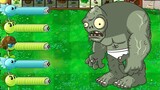 Gatling Pea กับ Snow Pea กับ Fire Repeater vs Zombie - Plants vs Zombies