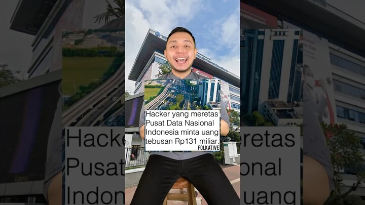 Pusat Data Nasional kena HACK? Kok bisa? Minta tebusan 131 MILYAR? #shorts