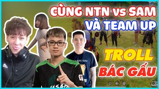 [ Free Fire ] Mõm Chủ Mưu Bày Kế Kêu NTN Vs Sam Phá Đám Team Up Của Bác Gấu Cười Ỉa - Học Mõm