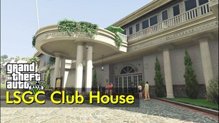 Strolling around the LSGC Club House | Just Walking | GTA V