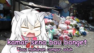 kamar sena bau banget