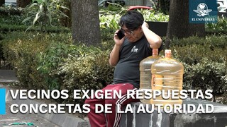 “Nos dan a cuenta gotas la información”: vecinos de BJ, desconcertados por agua contaminada