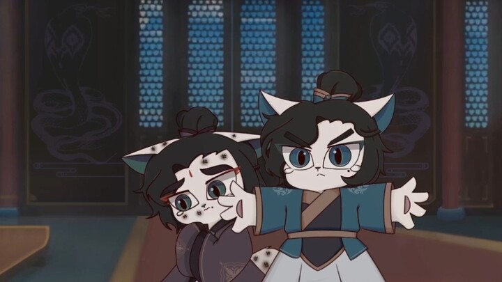 [Pseudo-animation] The fourth season of Peking Opera Cats cuts out clips (mistakenly)