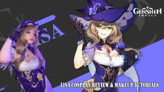 Genshin Impact Lisa Minci Cosplay Review & Makeup Tutorials