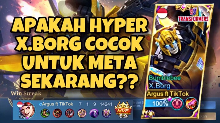 BEGINILAH CARA MENGGUNAKAN X.BORG HYPER DI META SEKARANG | MLBB