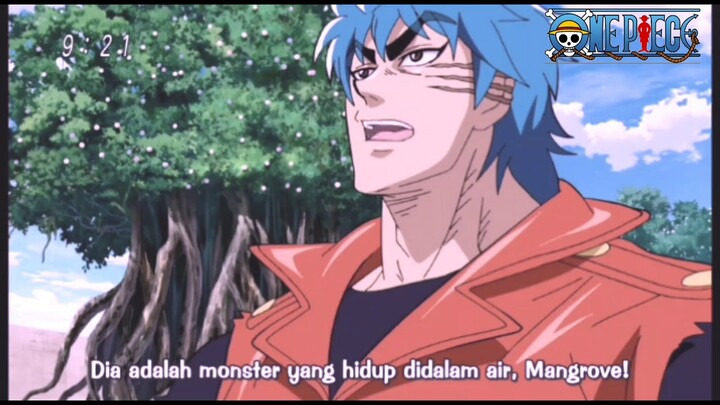 Luffy dan Toriko vs Moster Mangrove