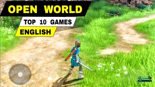 Top 10 Best NEW OPEN WORLD GAMES 2024 Android High Graphic