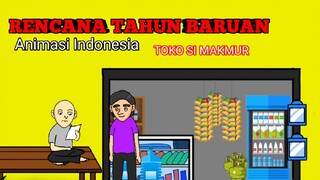 Ketika Sudah Rencanain Tahun Baruan. Animasi Indonesia