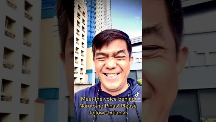 Meet the voice behind Naruto ng Pinas! Mr. Christian Velarde! #fyp #gokungpinasxnaruto