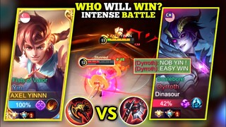 YIN VS MALAYSIA NO.1 DYRROTH | YIN BEST SIDELANE BUILD TO COUNTER PRO DYRROTH | MOBILE LEGENDS