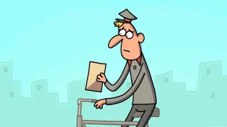 "Cartoon Box Series" can't guess the ending of the brain hole animation - the unlucky postman