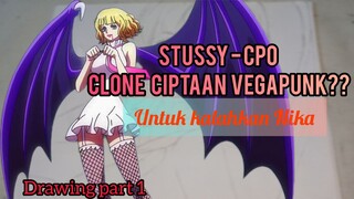 Clone ciptaan Vegapunk? [onepiece] Drawing part 1