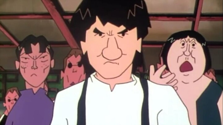 [Yimu] Crayon Shin-chan bertarung melawan Jackie Chan, dan Jackie Chan menonton "Hunter x Hunter 美冴"