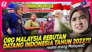 🇮🇩 DAHSYATT!!😱🤔 ORG MALAYSIA TERBANYAK REBUTAN INGIN KE INDONESIA 2023?! ADA APA?! || 🇲🇾 REACTION