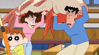 Crayon Shin-chan: Shin-chan caught a red giant, and Aoi caught a 1 million yen pearl