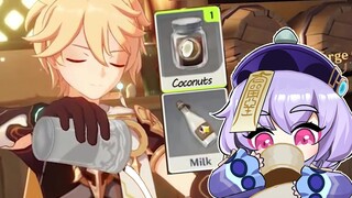 We can finally make Coconuts Milk for Qiqi