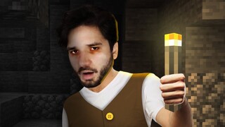 COMO EU SOBREVIVI POR VÁRIOS DIAS SEGUIDOS DENTRO DAS CAVERNAS DO MINECRAFT!