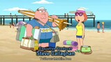 Peter and his family goes to the Beach