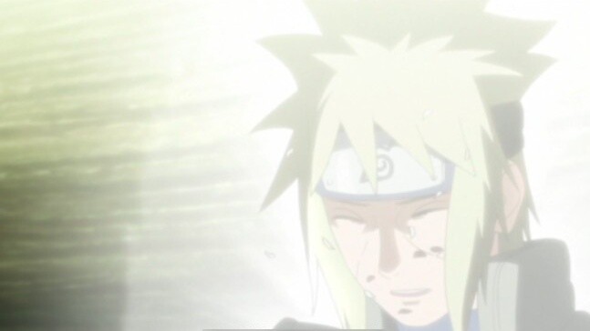 Minato: Happy birthday, you have grown up, Naruto...