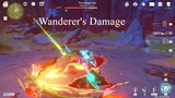 Fighting Pyro Regisvine and Wanderer's Damage