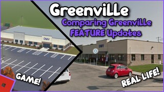 Comparing Greenville FUTURE Updates To REAL LIFE! || Roblox Greenville