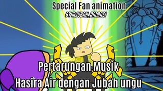 Pertarungan Musik antara Hasira air ginyu dengan jubah ungu|| fan animasi