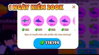 HƯỚNG DẪN KIẾM TIỀN CỰC NHANH trong play together 3 tiếng kiếm hơn 20k tiền sao