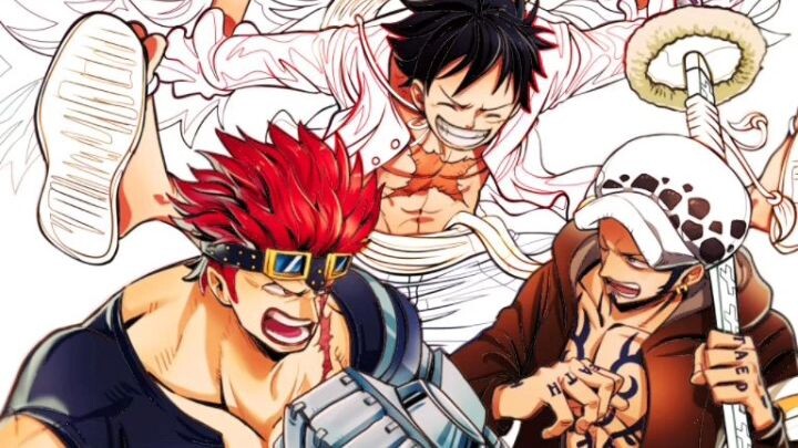 Luffy x Kid X Law 🔥