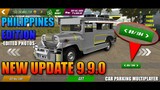 New Update 9.9.0 Philippine Edition Jeepney in Car Parking Multiplayer | JUST FOR FUN | SUGGESTIONS
