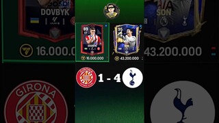 TOTTENHAM VS GIRONA IN FC MOBILE 24 #fcmobile #fifa  #football #fc24 #fcmobile24 #fifa