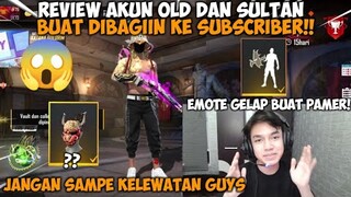 REVIEW AKUN OLD & SULTAN BUAT DIBAGIIN KE SUBSCRIBER JANGAN SAMPE KELEWATAN GUYS