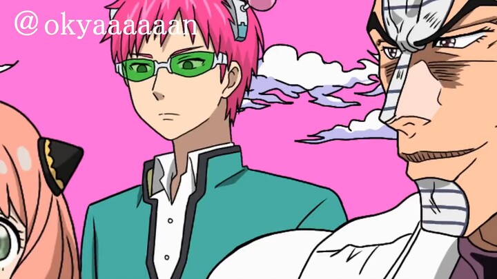 [Chinese character] Anya and the anime characters who can read minds [ SPY×FAMILY ][ JoJo's Bizarre Adventure ][ The disaster of Saiki Kusuo ][ SAKAMOTO DAYS ]