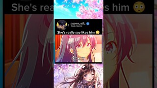 she's really say likes him #anime #animeedit #animelover #animeamv #romantic #shorts